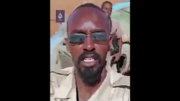 صور نشرتها قوات الدعم السريع لمروحية تابعة للجيش تقول إنها أسقطتها بمعسكر النسور بمدينة أمدرمان 