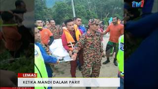Remaja Lemas Mandi Dalam Parit Di Kg Padang Bual, Jerteh 17 Mac 2017