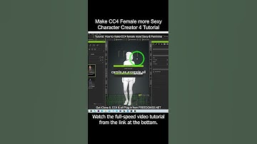 Make CC4 Female more Sexy | Character Creator 4 Tutorial #CC4 #CharacterCreator4