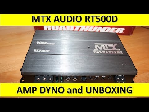 MTX Audio RT500D Amp Dyno and Unboxing