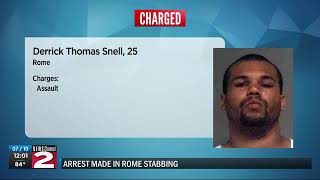 Arrest made in Rome stabbing
