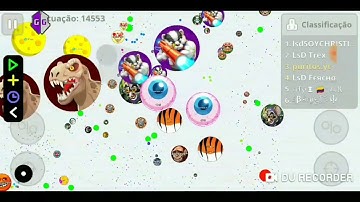 2.5.3(Agar.io mobile) destroying noobs (Big zoom) 😎