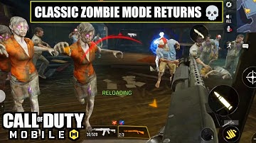 *NEW* Codm Classic Zombie Mode Gameplay | Season 7 And Season 8 | Codm Test Server 2022