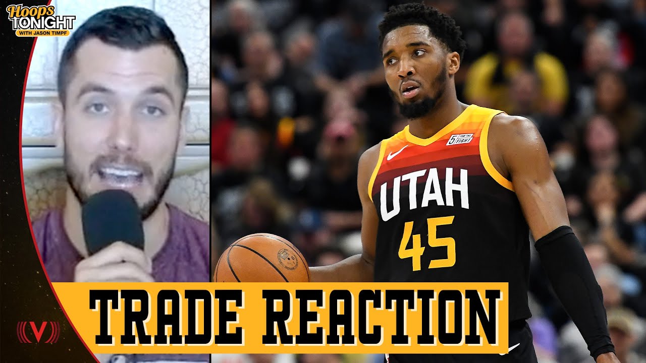 Donovan Mitchell trade reaction Utah Jazz send star guard to Cleveland Cavaliers Hoops Tonight