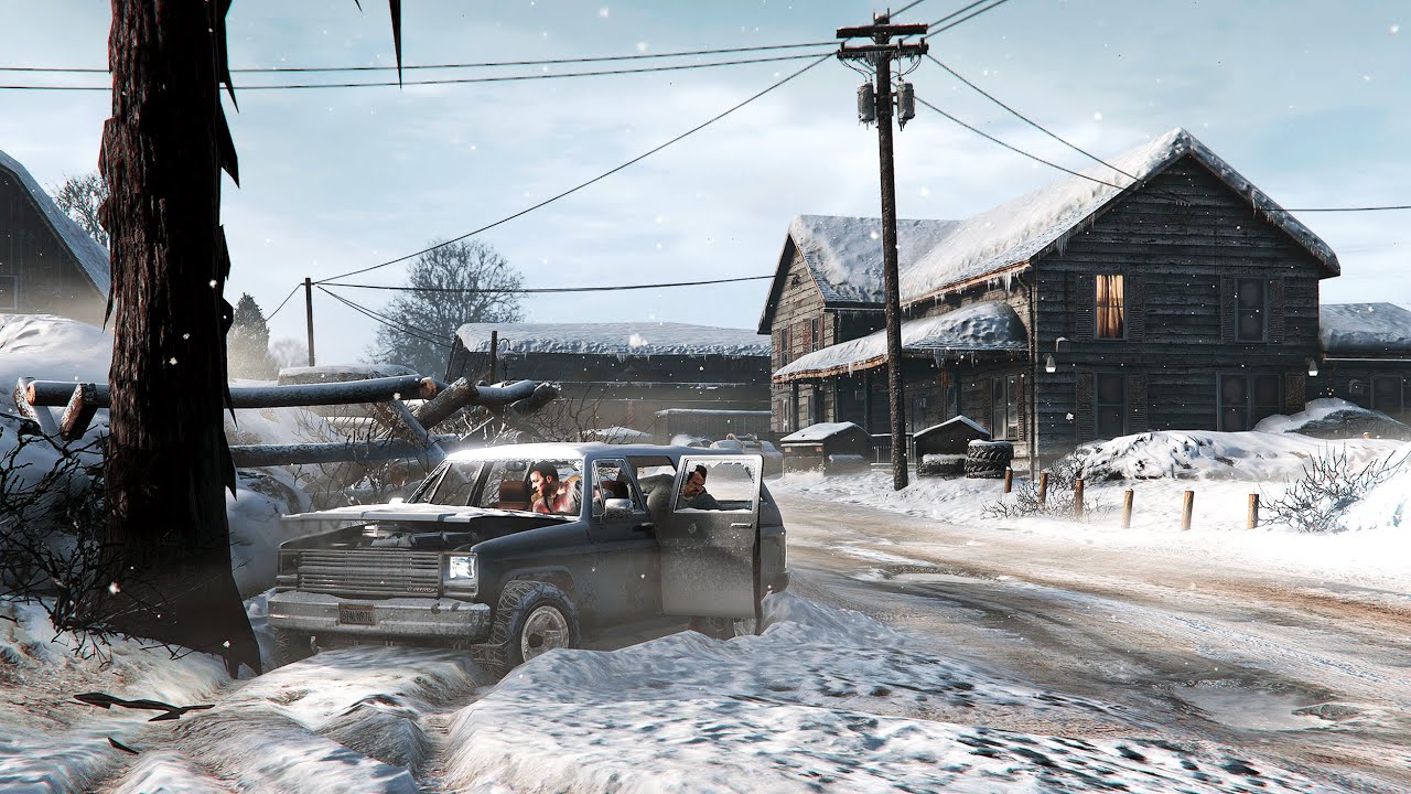 Are there snow in gta 5 фото 105