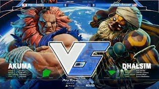 SFV: Echo Fox Tokido vs SPLYCE Filipino Champ - EVO 2017 Top 8 - CPT2017