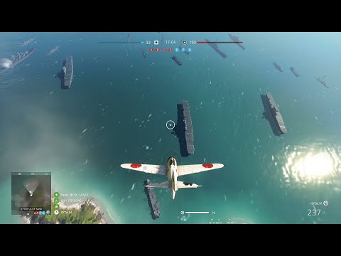 Battlefield 5: Mitsubishi A6M Zero Airplane (No Commentary)