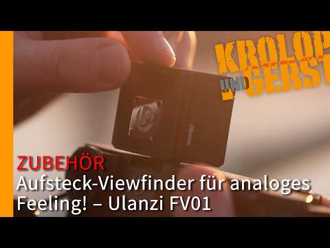 Ulanzi VF01 – Aufsteck-Viewfinder für analoges Feeling! 📷 Krolop&Gerst