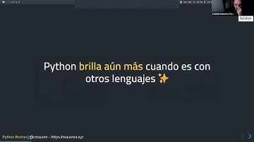 "Creando módulos de python con C y C++" - Cristián Maureira-Fredes