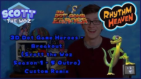 3D Dot Game Heroes - Breakout (Scott the Woz Season 1 - 5 Outro) Rhythm Heaven Custom Remix