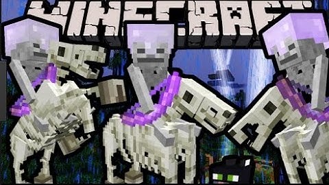 Minecraft - A guide to Skeleton Trap Horses!