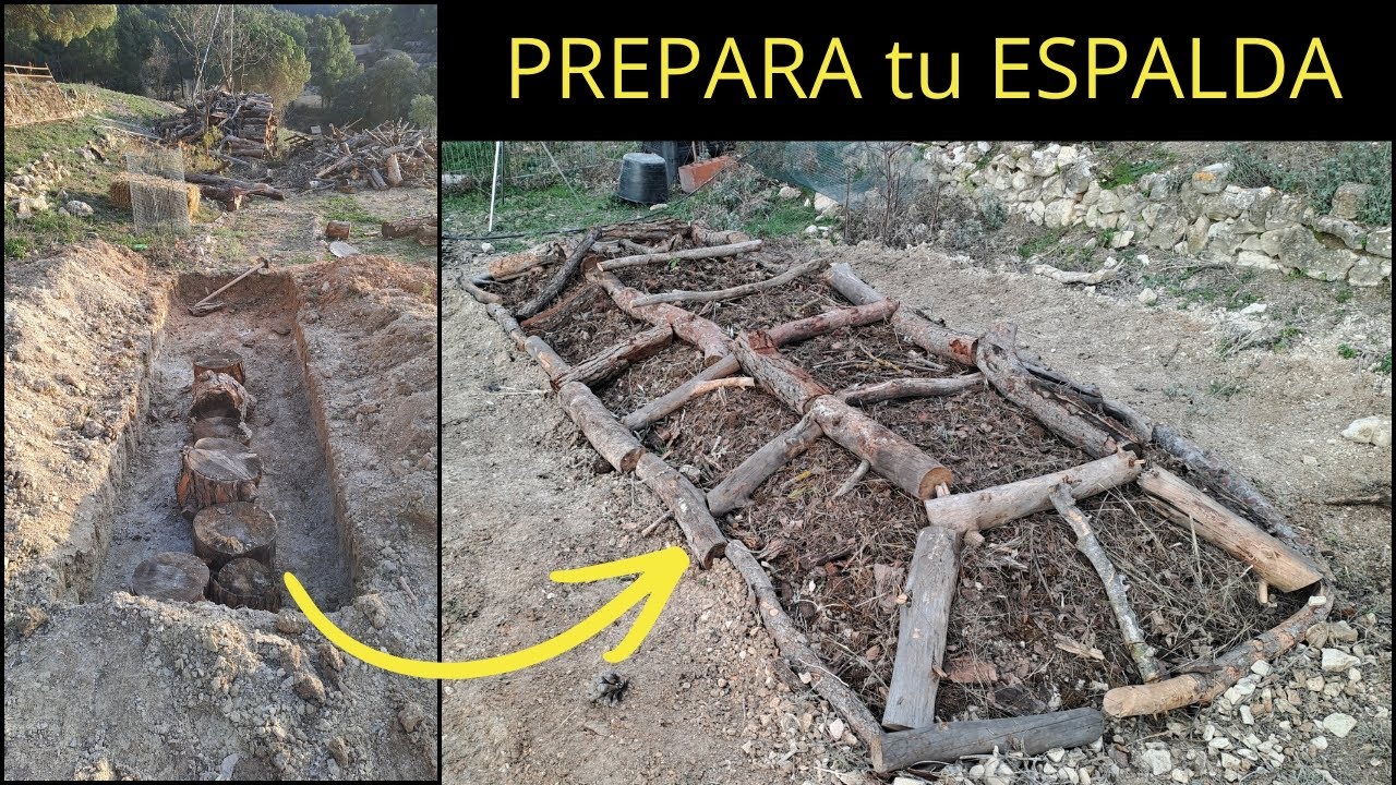 BANCAL de HUGELKULTUR: Abono para los próximos 10 AÑOS.