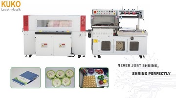 fully-auto L bar sealer and shrink tunnel machine for wrap boxes