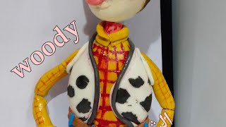 woody from polymer clay  ودى من عجينه السيراميك