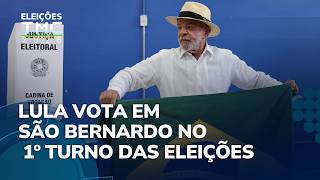 Lula casts his vote in São Bernardo alongside Alckmin, Haddad, Tebet, and Marina