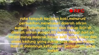 Menembus batas!! menggapai keindahan alam indonesia curug moprok waterfall