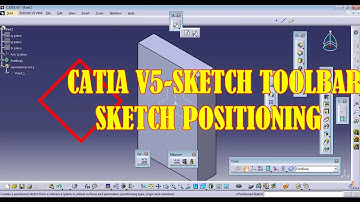 CATIA V5|| Positioned sketch