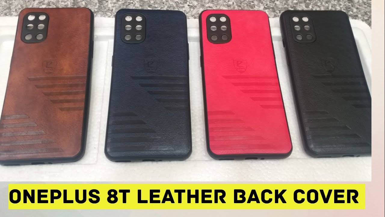 OnePlus 8T Leather Back Cover / OnePlus 8T Leather Case / Best