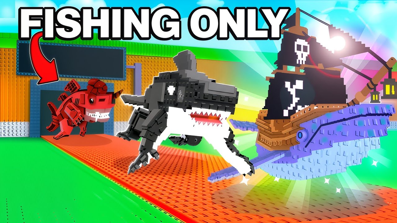 Unlocking EVERY FISHING ONLY BRAINROT in 10 Hours...