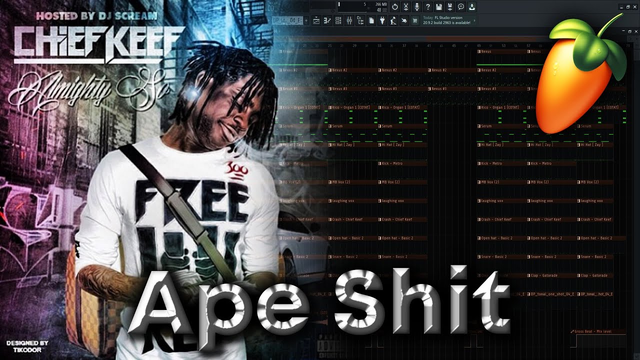 How 'Ape Shit' by Chief Keef Was Made (FL Studio Remake)
