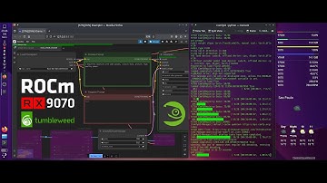AMD ROCm Ai RDNA4 / Installation & Use Guide / 9070 + SUSE Linux - ComfyUI Blender LM Studio Pytorch
