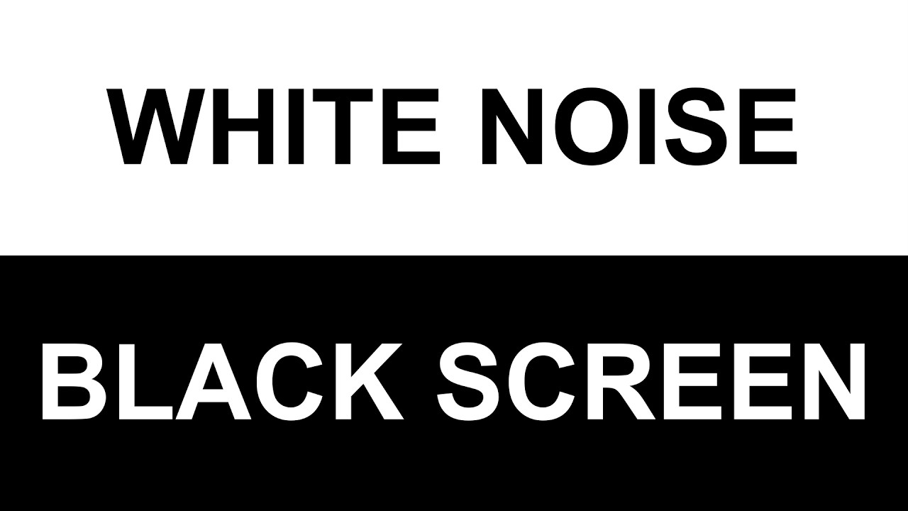 White Noise for Sleep | Black Screen | 10 Hours