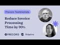 Precoro review how ridgeline discovery reduced invoice processing time by 90 in a month