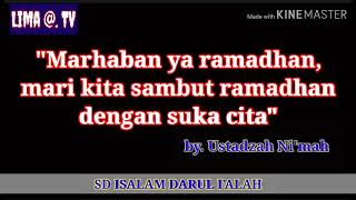 Marhaban ya ramadhan by. lima @ -