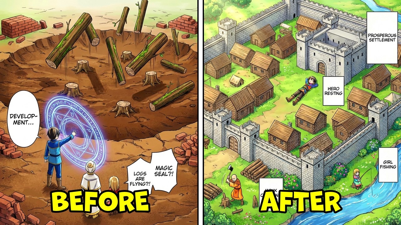 BANISHED TO ANOTHER WORLD, THE YOUNG STRONGEST MAGE BUILDS A PRODUCTIVE EMPIRE | MANGA RECAP