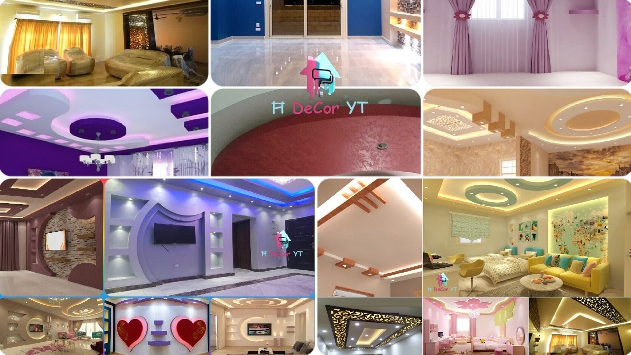 أفخم اشكال جبس بورد اسقف تصميمات جديده gypsum ceiling YouTube