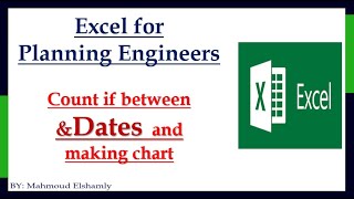 Excel for Engineers :- Count if between Dates  and making chart