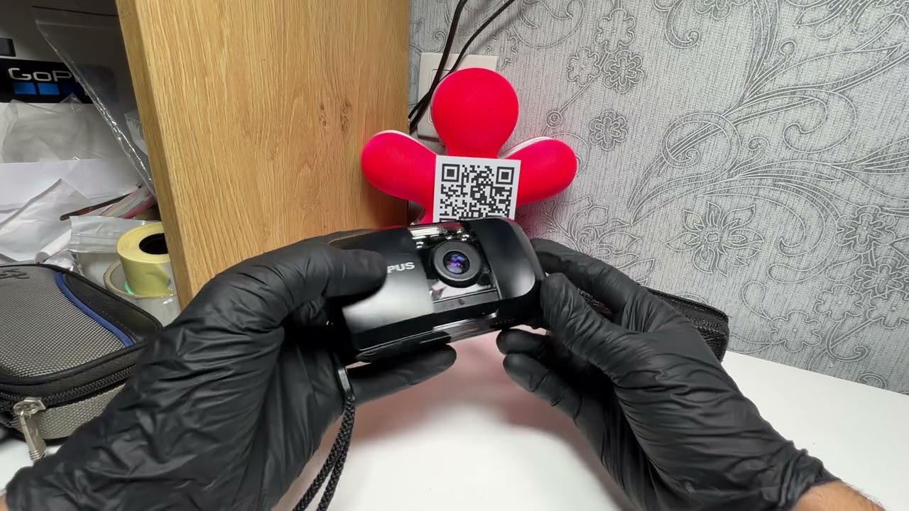 Olympus mju 1 mju I AF Point & Shoot 35mm Film Camera - Black