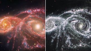 NGC 2207 (Hubble/Webb image and Webb MIRI image)