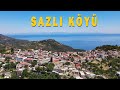 Sazlı Köyü (Ege ve Midilli manzaralı bir köy)