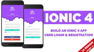 Build an Ionic 4 App with User Login and Registration - Part 1