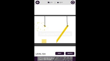 Slice It - Physics Puzzles Level 104. 3 Stars Walkthrough
