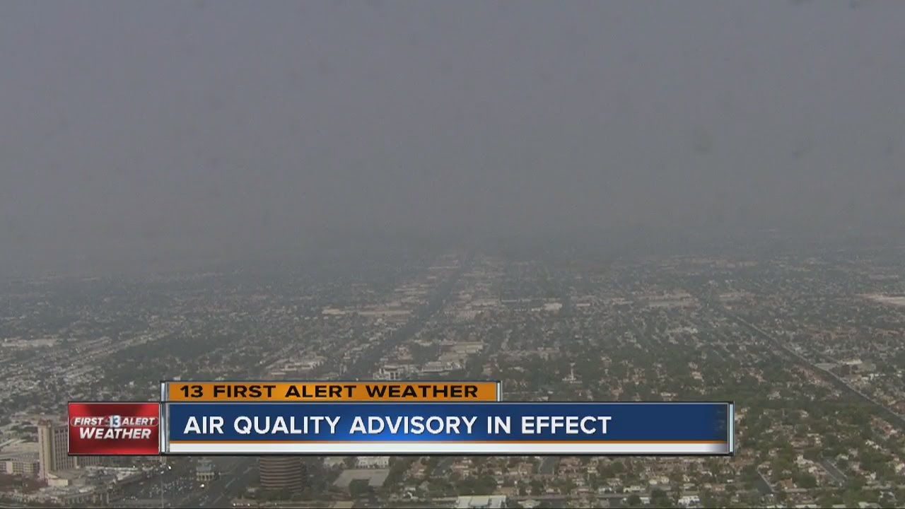 Clark County issues air quality advisory due to California wildfire smoke YouTube