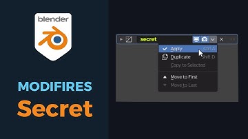 Secret of BLENDER Modifiers