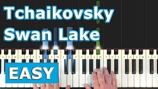 Tchaikovsky - Swan Lake Theme - EASY Piano Tutorial - Sheet Music (Synthesia) chords