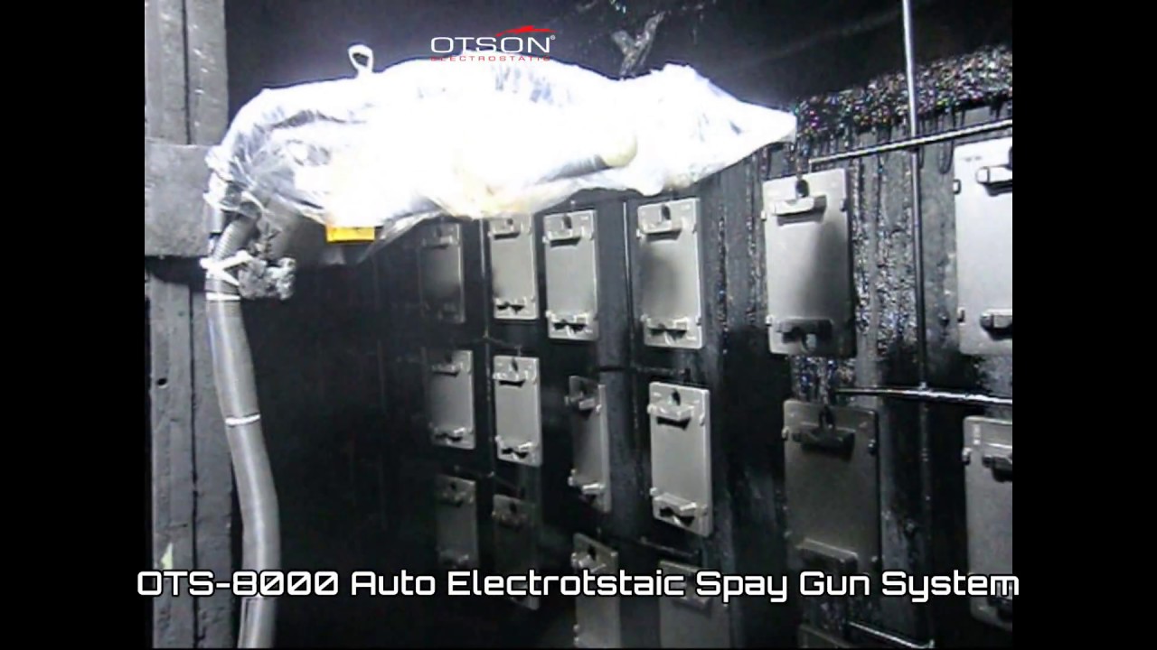 OTSON OTS 8000 Auto Electrostatic Spay Gun System Demo Video2