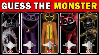 Guess The MONSTER By EMOJI & EYES | Poppy Playtime Chapter 3 + Zoonomaly | CAT NAP, SMILECAT