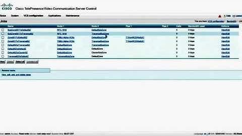 Cisco TelePresence VCS Control Configuration - Part 2A- VCS Configuration