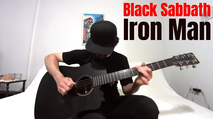 Iron Man Acoustic version - Acoustic performance video thumbnail