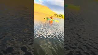 When you accidentally catch a video of your buddy catching his first walleye #fishing #paddleboard