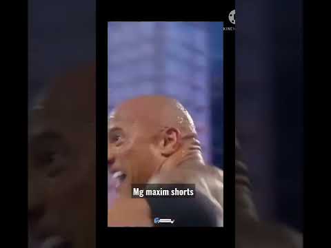 John Cena vs the rock WWE fight 💯💯👊😈