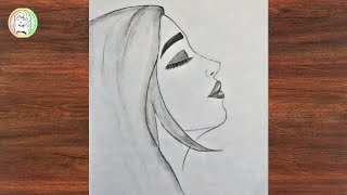 how to draw face girl for beginners | Drawing Girl face cute | Drawing face step by step