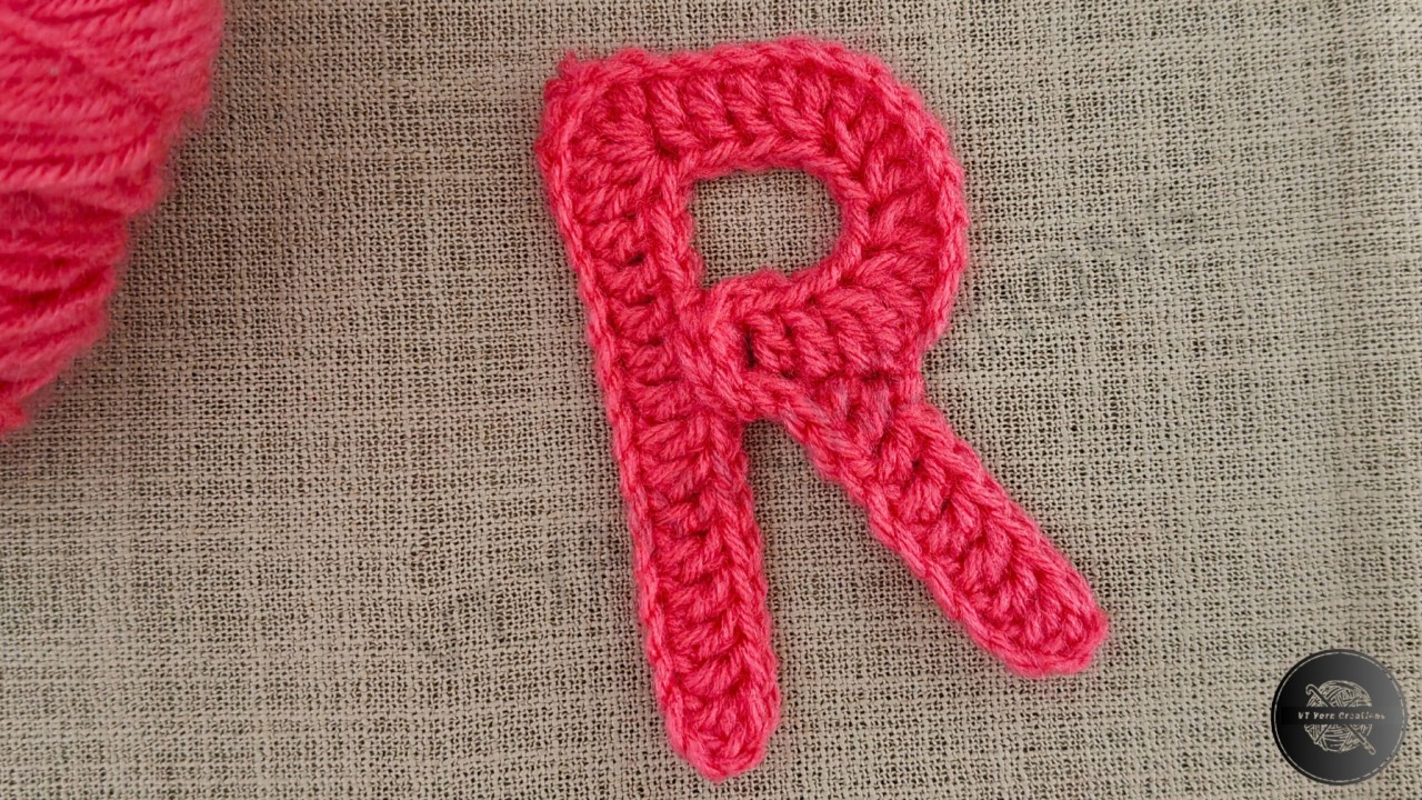 Crochet Pattern Letter R Beginner How to crochet alphabet letters | Crochet Letter R | crochet alphabet ...