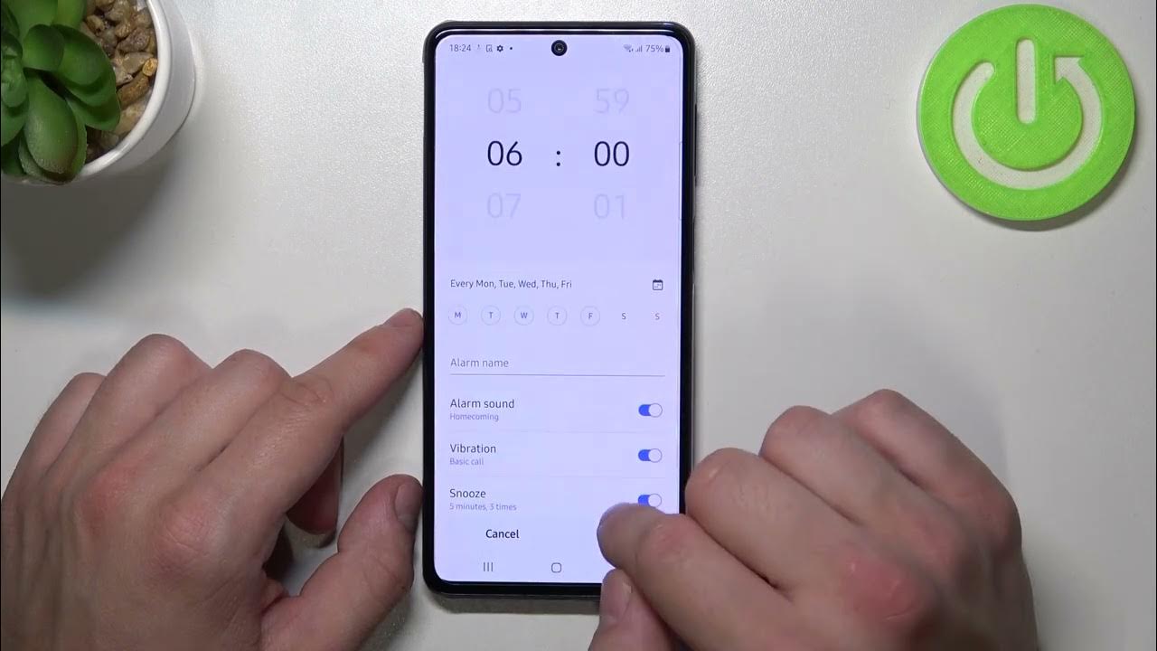 How to Change Alarm Sound on SAMSUNG Galaxy M53 Set Up Alarm Sound