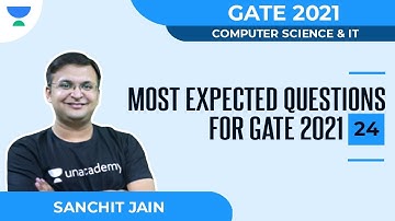 Most Expected Questions for GATE 2021 - 24 | CS & IT | Sanchit Jain