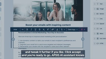 Discover APSIS AI assistant!